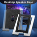 Desktop Speaker Stand (Single) — Carbon Steel Base for Laptop & Desktop Speakers, Shock-Absorbing