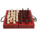 Folding Xiangqi Board Set – Vintage-Style 32 Pieces for Family Play