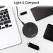 Conference Microphone with 5‑in‑1 USB Adapter — 360° Omnidirectional Condenser Mic for PC & Mac