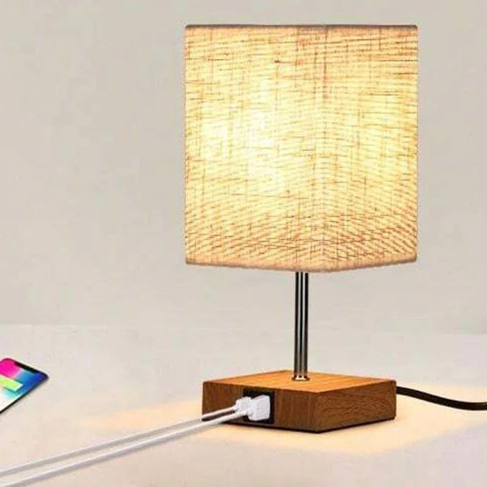 Led Desk Lamp by Bedside Lamps - Touch Dimmable Table Lamp with USB and Type C port, Quick Charging, Eye Protection - Ideal Reading Light for Students and Long Hour Readers