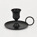 Retro Metal Candle Holder with Handle — European-Style Centrepiece for Dining Table, Weddings & Festive Décor