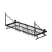 60cm Wall-Mounted Kitchen Organiser Rack with 10 Hooks – Black