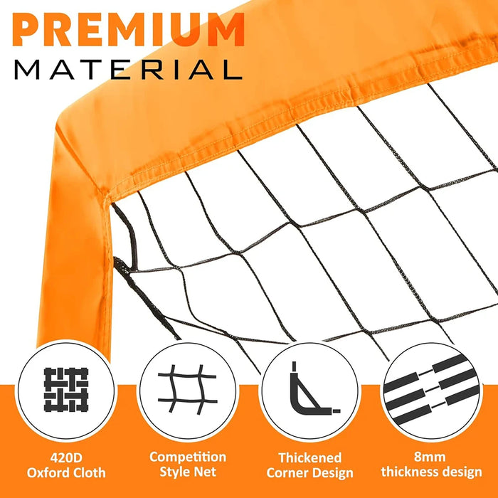 Pop-Up Football Goal for Garden — Portable Kids Soccer Net Set