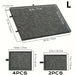 Professional Jigsaw Puzzle Table – 6 Drawers, Felt Board, Holds 1,000 Pieces, Display Lid & Stand