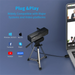 nuroum V11 2K Webcam — 1080p 60FPS, 90° Wide Angle, USB Plug & Play with Mic & Privacy Cover