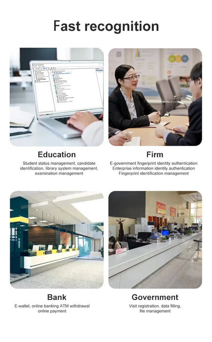 Mini USB Fingerprint Reader — USB Fingerprint Scanner for Windows Hello (Windows 10 & 11)