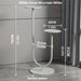 Metal Vertical Plant Stand with Dual Holders – Pot Rack for Living Room, Balcony & Office