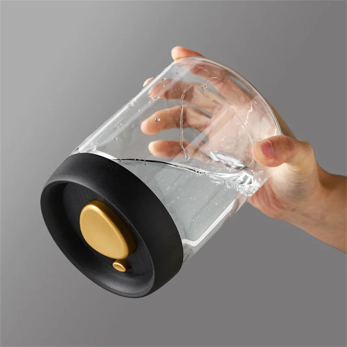 Vacuum-Sealed Glass Food Storage Jar for Coffee & Tea