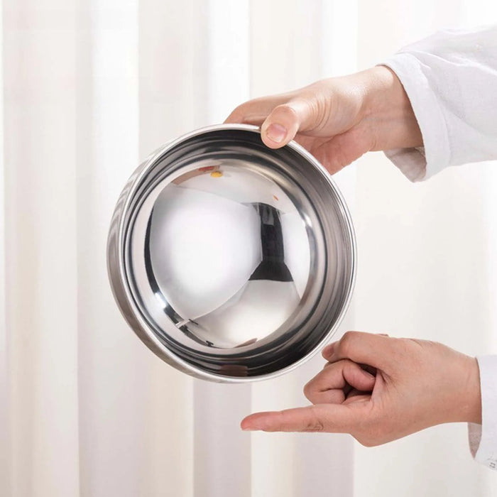 14.5cm Stainless Steel Bowl – Durable, Stackable for Mixing, Pickling, Salad & Fruit
