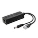 PoE Splitter 48V to 12V/5V IEEE 802.3af Power over Ethernet Adapter (Plug & Play)