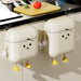 Cream-Coloured Wall-Mounted Kitchen Bin with Lid — 9L / 12L DIY