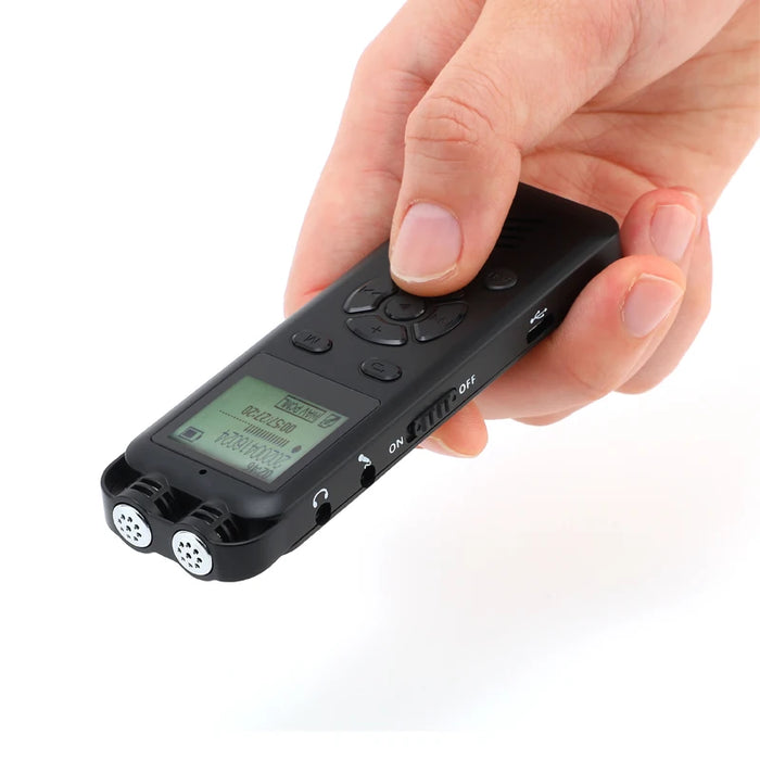 Digital Voice Recorder T69 — 64GB option, WAV recording, voice‑activated