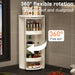 Rotating Adjustable Multi‑Tier Kitchen Corner Shelf – PP Spice & Bottle Organiser