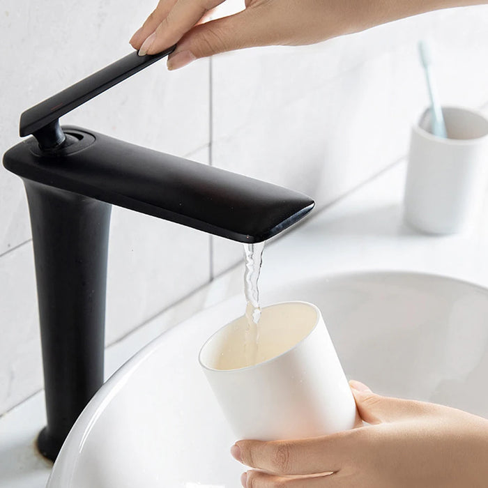 Drill-Free Wall-Mounted Toothbrush & Toothpaste Holder with Removable Cup