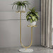 Metal Vertical Plant Stand with Dual Holders – Pot Rack for Living Room, Balcony & Office