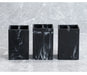 4-Piece Marble-Pattern Resin Bathroom Set — Lotion/Soap Dispenser, Toothbrush Holder, Tumbler & Tray (Black or White)