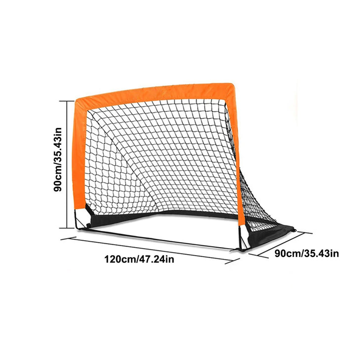 Pop-Up Football Goal for Garden — Portable Kids Soccer Net Set