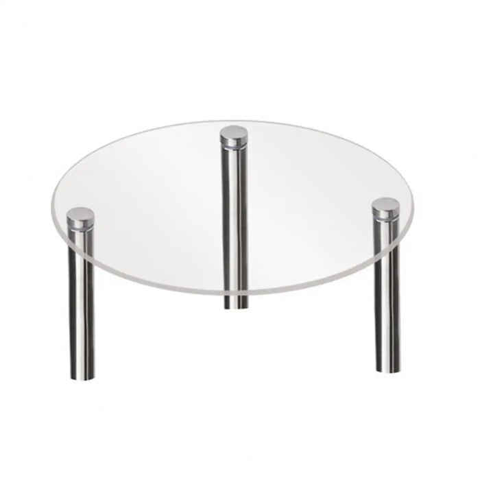 Transparent Acrylic Cake Stand — Round Cupcake & Dessert Display, Party Holder