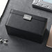 Faraday Key Fob Protector Box — RFID Signal‑Blocking Car Key Shield with Leather Finish