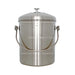 5L Stainless Steel Sealed Kitchen Bin with Lid — Desktop Odour-Proof Fermentation Bin