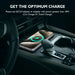15W Qi Wireless Car Charger Pad with USB — QC3.0 Input, Compatible with iPhone 11–16 & Qi Devices