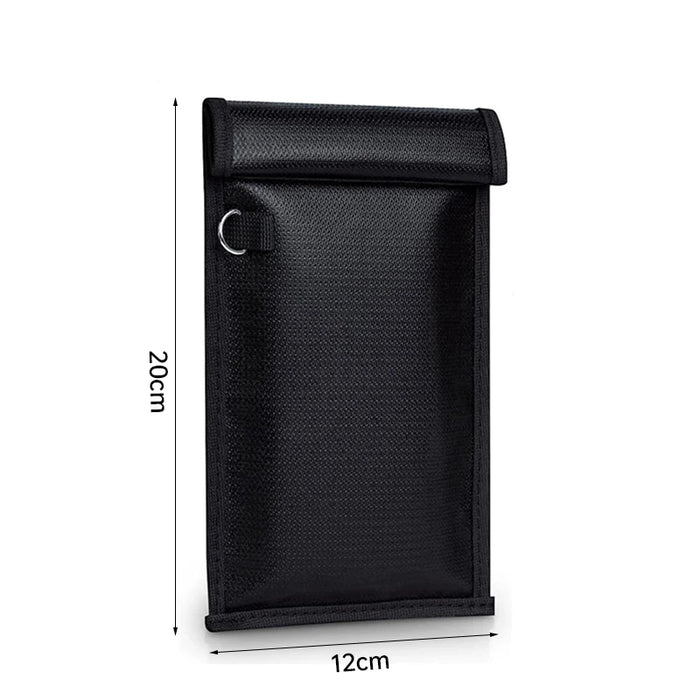 Car Key Signal Shielding Pouch — Waterproof & Fireproof RFID Faraday Bag