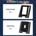 Desktop Speaker Stand — Carbon steel with shock-absorbing base