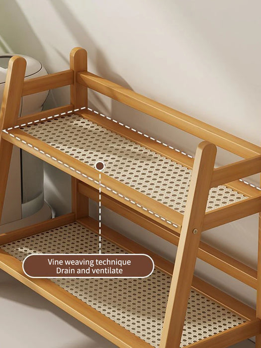 2-Tier Bamboo Spice Rack – Counter & Cabinet Organiser