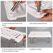 Expandable Cupboard Shelf 36–69cm – Kitchen Cabinet Organiser, White