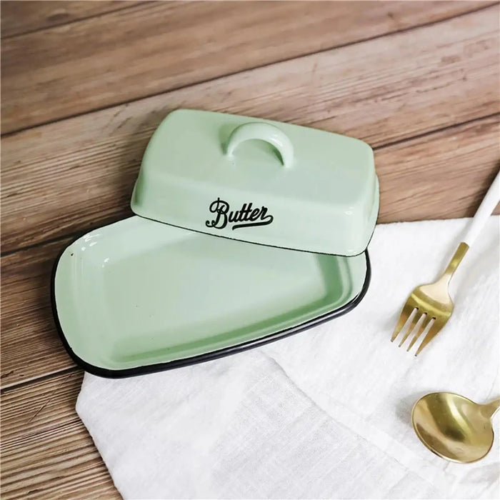 Ceramic Butter Dish with Sealed Lid for Kitchen Storage