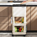 Multi-layer Kitchen Bin with Wheels – Large Capacity, Sliding Lid (PP)