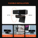 nuroum V11 2K Webcam — 1080p 60FPS, 90° Wide Angle, USB Plug & Play with Mic & Privacy Cover