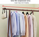 Multifunctional Movable Coat Rack Stand – Simple Plastic Clothes Hanger for Porch, Bedroom, Corridor, Dormitory