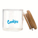 Glass Storage Jar with Airtight Bamboo Lid — 6.5 × 8 cm
