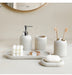 5-Piece Bathroom Accessory Set — Lotion Dispenser, Toothbrush Holder, Tumbler, Soap Dish & Tray (Beige or Grey)