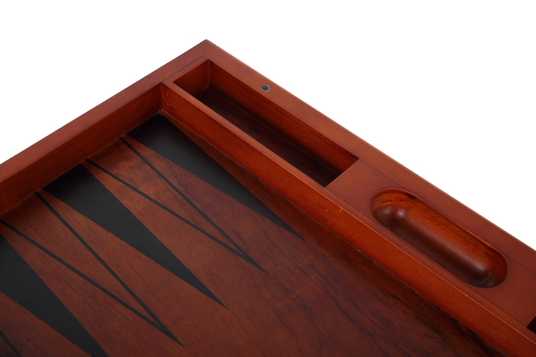 Foldable Wooden Backgammon Set — Portable Classic for Family & Travel (Random Style)