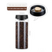 Vacuum-Sealed Glass Food Storage Jar for Coffee & Tea