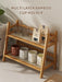 2-Tier Bamboo Spice Rack – Counter & Cabinet Organiser