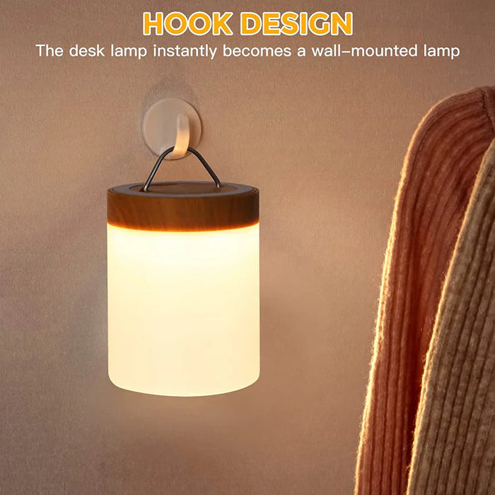 LED Touch Lamp - Bedside Table Lamp with RGB Light, Touch Sensor, and Portable Desk Lamp Feature - Perfect Bedroom Lighting Solution & Kids Gift Item
