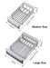 Adjustable Stainless Steel Extension Sink Rack — Foldable Dish & Fruit Drainer