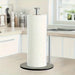 Stainless Steel Paper Towel Holder with Weighted Base — Heavy-Duty Countertop Dispenser