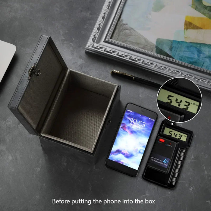 Anti-Theft Faraday Box — RFID & Signal-Blocking Key Fob Protector