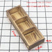 Solid Wood Retro Tea Bag Holder — Multi-Compartment Desktop Storage (White/Brown)