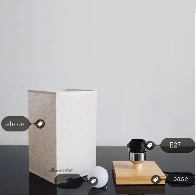 Vintage Lampe im chinesischen Stil - Holzschreibtischlampe mit Retro-Landschaftsgemälde, ideal für Raumdekoration und persönliche Beleuchtung - Perfekte Nachttischlampe für Antiquitätenliebhaber