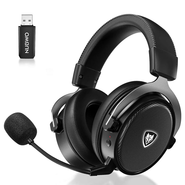 NUBWO® G Series - Langattomat pelikuulokkeet, joissa 2,4 GHz ja Bluetooth 5.3 -tekniikka, melua vaimentava mikrofoni ja stereoääni - Yhteensopiva PS5:n / PS4:n / PC:n / tietokoneen / puhelimen / XBOXin / kytkimen kanssa