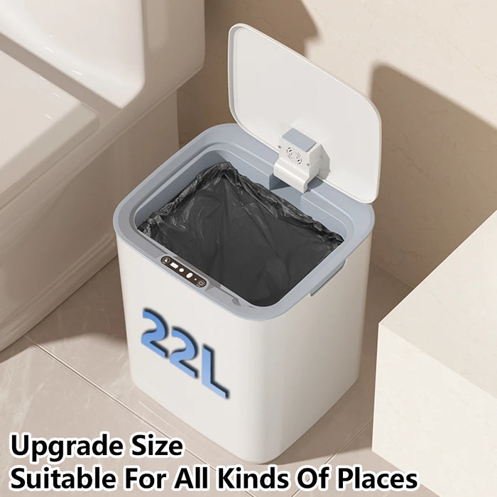 22L Smart Induction Bin — Automatic Sensor, Battery-Powered