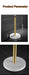 Nordic Marble & Space Aluminium Paper Towel Holder — Vertical Kitchen Roll Stand (Black, White, Gold)