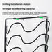 5-Tier Wall-Mounted Pot Lid Rack — Stainless Steel, Foldable, Space-Saving