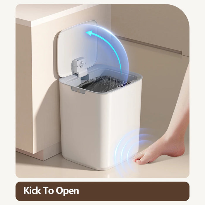 22L Smart Induction Bin — Automatic Sensor, Battery-Powered