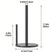 Paper Towel Holder — Weighted Base Countertop Roll Organiser (Black)